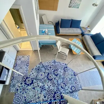 Cozy blue