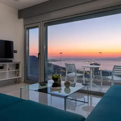 Rhodes Skyline Suite with out Door Jacuzzi Sea View